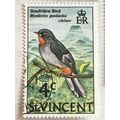 St Vincent QEII 1970 Birds 4c Rufous Throated S...