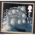 GB 2003 QE2 Euro stamp Christmas Ice Sculptures...