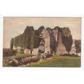 Entrance Oystermouth Castle The Mumbles Postcard