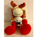 Gund Rare 9" Christmas Flapadoodles Moose Snowm...