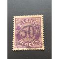 Briefmarke Deutsches Reich 50 Pfennig 1920 Mich...