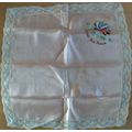 Vintage 1920's France Souvenier Handkerchief