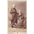 VICTORIAN CDV PHOTO - OLDER COUPLE BY BRIGHAM, ...