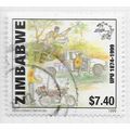 ZIMBABWE 1999 125 YEARS UPU POSTMAN RUNNER SPEC...