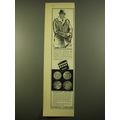 1961 Dunhill Tailors Sheepskin Sportcoat and Brass Buttons Sets Advertisement