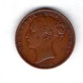Great Britain. Victoria. Farthing 1853. dy15074