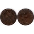 Great Britain. Victoria. Farthing 1868. dy21408