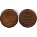 Great Britain. Victoria. Half Farthing 1843. dy...