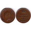 Great Britain. Victoria. Half Farthing 1844. dy...