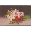 Marcello Giachino - Still Life with Flowers, 19...