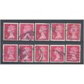 BULK STOCK.3p Bright Magenta x 10.Type Unchecke...