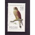 POLAND 1975 BIRDS OF PREY SG 2342 1Z FEMALE LES...