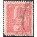 Nepal 1957 - SG105 - 6p red - Nepalese Crown - ...