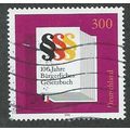 GER 1996 300pf 'GERMAN CIVIL CODE' FINE USED (E...