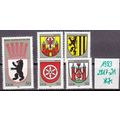 GERMANY DDR [1983] MiNr 2817-21 ( **/mnh ) Wappen