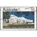 AUSTRALIA, Parliament House Canberra, blue 1977...
