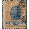 BRAZIL, Sugarloaf mountain, orange & blue 1894,...