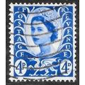 1958-69 Wales Definitive - SG W8 Blue QEII C5