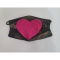 Protective Face Mask[ Como/Pink/Heart ]