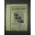 1910 Canton Acme Nestable Corrugated Culverts Ad