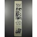 1950 Prince Albert Tobacco Ad - At First Sight