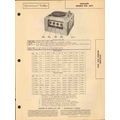 RAULAND models 1821 1822 8 tube amplifier phono...