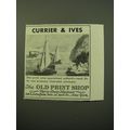 1950 The Old Print Shop Advertisement