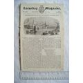 1838 The Saturday Magazine No. 416 Newcastle on...
