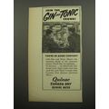 1951 Canada Dry Quinac Quinine Water Ad - Join the Gin and Tonic crowd