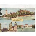 Munchen Germany Multiveiw Postcard posted 1959 ...