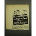 1959 The Fighting Cock Play Advertisement - A brilliant Comedy