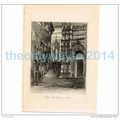 SIENA, PIAZZA SAN GIOVANNI, ITALY, BOOK ILLUSTR...