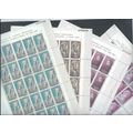 Spain stamps. 1967 Celebrities full sheets of 2...
