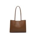 Genuine Leather Women's Shoulder Handbags Brown
