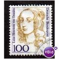 GER 1986 100pf 'FAMOUS WOMEN -LUISE HENRIETTE V...