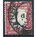 South Africa 1948 D35 1d Black & Carmine Postag...