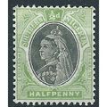 Southern Nigeria 1901 SG1 1/2d Black & Pale Gre...