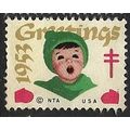 1953 Christmas Seal - #2 unused