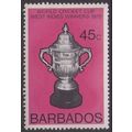 Barbados 1976 World Cricket Cup 45c Unmounted M...