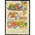Australia 1987 Agricultural Show 65c Used Stamp...