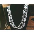 Vintage 7 strand beaded necklace