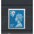 Scotland.S56 15p Bright Blue.Unmounted Mint.Aug25