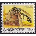 Singapore 1985 SG 493 Used - Fauna/Insects (C-2...
