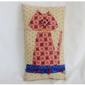 2 Sided Cat Mini Pillow Ornies Tucks Bowl Fille...