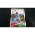 1981 Topps Card # 160 Gary Maddox Very Good-Exc...