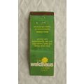 Matchbook cover Hotel Waldhaus, Zurich