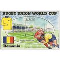 Romania Team Rugby Union World Cup 1999 Postcard