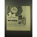 1955 Myers Rum Ad - Make your holidays Merry with Myers
