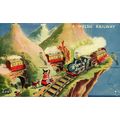 Welsh Railway, Wales, Comic Valentines Art Post...
