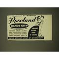 1961 Roseland Dance City Advertisement - Rendezvous for Rhythmagic